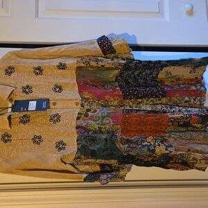 Young Threads Floral Patchwork Tunic